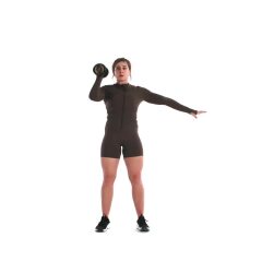 Single-arm Standing Shoulder Press 
  loading=