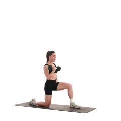 Half-kneeling Single-arm Bicep Curl 
  loading=