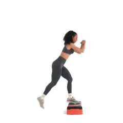 Double Dip Front Foot-elevated Split Jumps 
  loading=