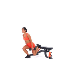 Contra-lateral Dumbbell Bulgarian Split Squat 
  loading=