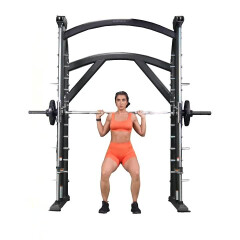 Smith Machine Hack Squat 
  loading=
