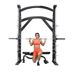 Smith Machine Bulgarian Split Squat 
  loading=