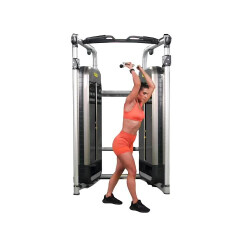 Cable Overhead Tricep Extension (Straight Bar Attachment) 
  loading=