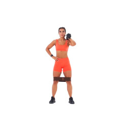 Banded Single-arm Dumbbell Front Squat 
  loading=