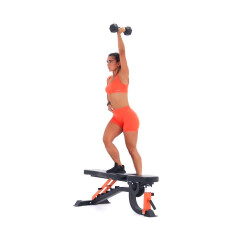 Contra-lateral Overhead Dumbbell Step Up 
  loading=