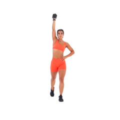 Contra-lateral Overhead Dumbbell Split Squat 
  loading=