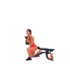 Goblet Bulgarian Split Squat 
  loading=