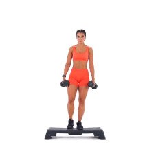 Deficit Reverse Dumbbell Lunge 
  loading=