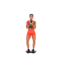 Heels-elevated Goblet Squat 
  loading=
