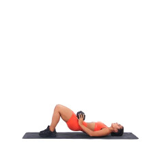 Dumbbell Glute Bridge 
  loading=