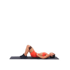 Banded Glute Bridge 
  loading=