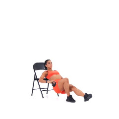 Single-leg Dumbbell Hip Thrust 
  loading=
