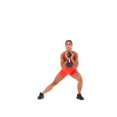 Dumbbell Goblet Lateral Lunge (Alternating) 
  loading=