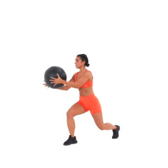 Anti-rotation Wall Ball Throw 
  loading=
