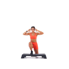 Deficit Reverse Lunge to Knee Drive 
  loading=
