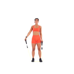 Resistance Band Single-arm Lateral Raise 
  loading=