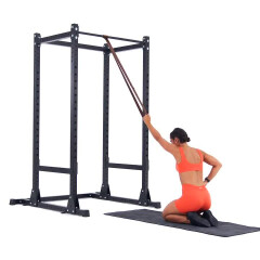Resistance Band Single-arm Kneeling Lat Pulldown 
  loading=