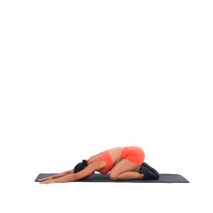 Childs Pose with Lat Stretch 
  loading=