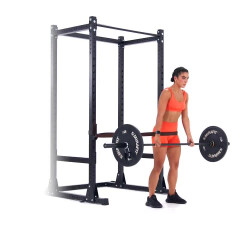 Band-resisted Barbell Romanian Deadlift 
  loading=